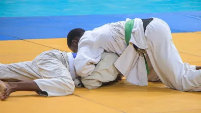 Affrontement judo au Gabon