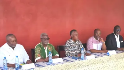 Leaders des partis de l'opposition au Gabon