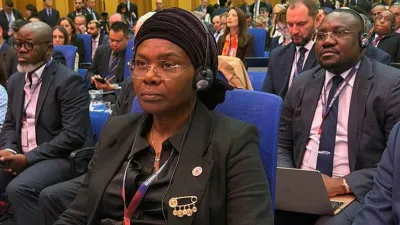 Lydie Immongault, commissaire membre de la Commission nationale de lutte contre la corruption