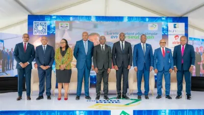 Le ministre de l'Économie numérique, Mark- Alexandre Doumba