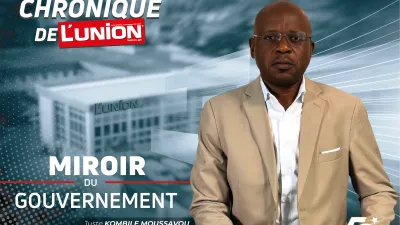 Juste KOMBILE MOUSSAVOU, journaliste, Responsable Rubrique - Politique à L'Union