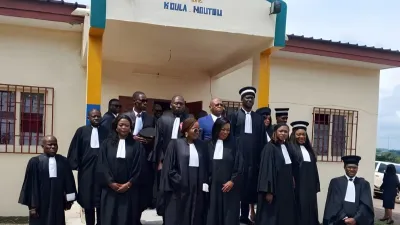 Magistrats au tribunal de Koula-Moutou