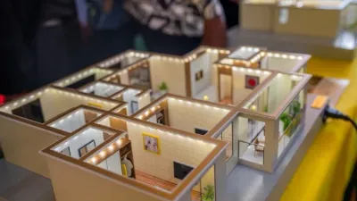 Un aperçu, à travers cette maquette, des futures logements