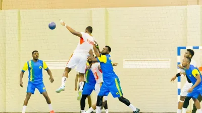 Rencontre handball Angola vs Gabon 