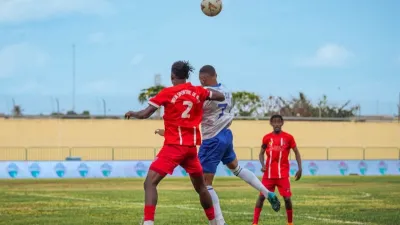 Match du National foot 1 entre l'USB et Vautour Club