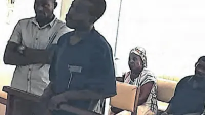 Médérick Menie M’Ondo à la faveur de sa comparution devant le juge