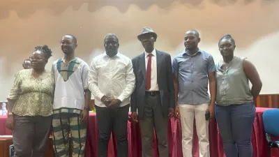 Les membres du nouveau bureau du CNOM