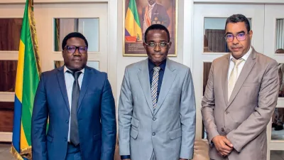 Sosthène Nguema, ministre des mines 