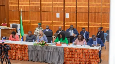 Une phase de la rencontre à la Fonction publique