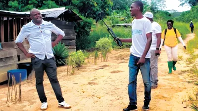 La mission du RGPL sillonnant des coins reculés de la province du Moyen-Ogooué