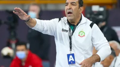 Noureddine Bouhaddioui, entraîneur de l'équipe nationale de handball du Gabon