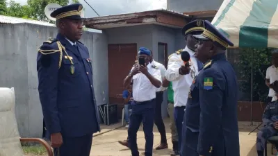 Moments symboliques des différentes installations à Lambaréné