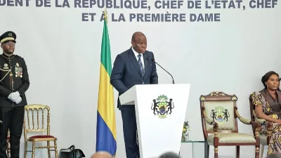 Brice Clotaire Oligui Nguema, président du Gabon