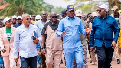 Brice Clotaire Oligui Nguema, président du Gabon, visitant l’USTM le week-end écoulé
