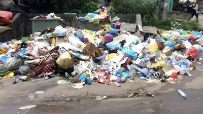 Ordures dans les rues de libreville