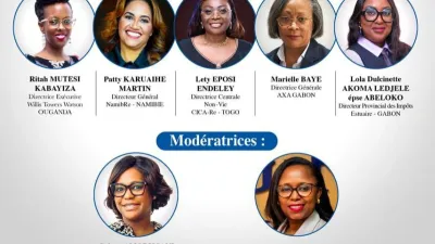 Une vue des participantes au webinaire de La Communauté des dirigeantes africaines