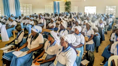 Diacres ayant participé au séminaire régional des diacres 