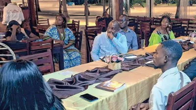 Les participants à l’atelier de la rencontre sur l’éducation financière