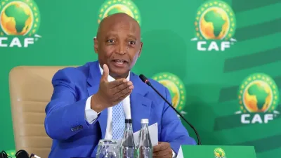 Patrice Motsepe, président de la Confédération africaine de football (CAF)