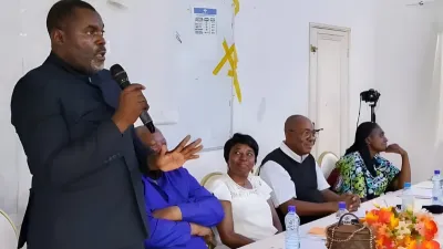 Pierre Mintsa, représentant de la société civile