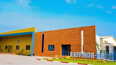 Une vue de la raffinerie