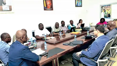 Une vue de la rencontre d’hier entre la FIFA et la Fégafoot