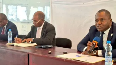 Les responsables de l’UOB lors de la réunion