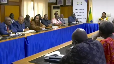 Une séquence de la réunion sur la réforme du BEPC