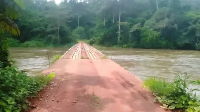 La rivière Ngounié, au quartier Issinga, où l’infortuné a perdu la vie