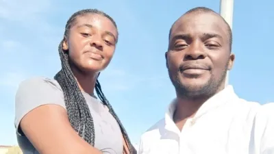 Serena Grace Massala Malonga en compagnie de son coach à Toulouse.