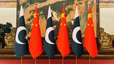 Drapeaux Chine-Pakistan