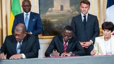Signature de l'accord entre Eramet et l'État gabonais