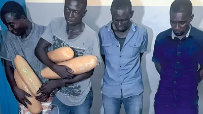 Les quatre trafiquants neutralisés par les éléments de la BAC du Haut-Ogooué