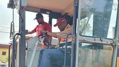 Travaux sur les voiries de Moanda