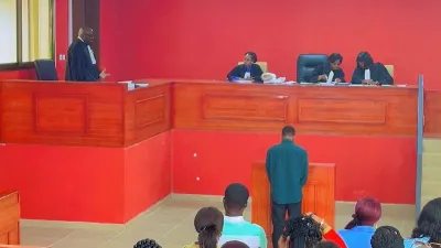 Un prévenu devant le Tribunal de première instance de Ntoum