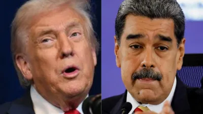 Donald Trump, président des États-Unis et Nicolas Maduro, président du Vénézuela