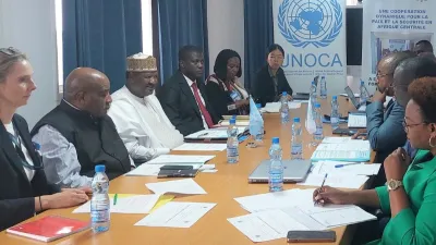 Vue de la rencontre.