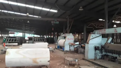 Un pan de l’usine au sein de laquelle le drame s’est produit