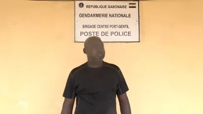 Diengoula Mombo Alain Cédric, le violeur de sa fille écroué à la prison de Port-Gentil.