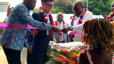 S.E.M. Yoshio Ando, ambassadeur extraordinaire et plénipotentiaire du Japon au Gabon