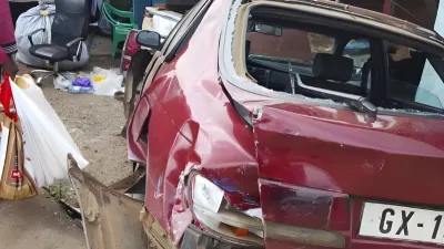 Accident de la route à Essassa