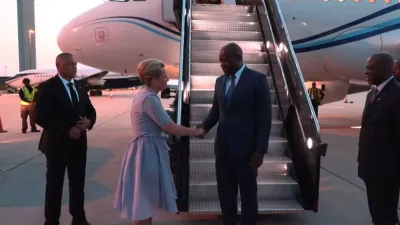 Arrivée du chef de l’Etat, Brice Clotaire Oligui Nguema à Washington DC. © DR