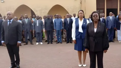 La gouverneure et les responsables administratifs de l’Ogooué-Ivindo