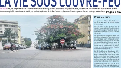 L'Union à travers ses "UNES" - Mercredi 30 Août 2023 |  Couvre-feu à 19 heures : la journée à 100 à l'heure !