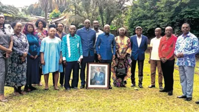 Les membres de la Fondation Doupamby Matoka. © L'union