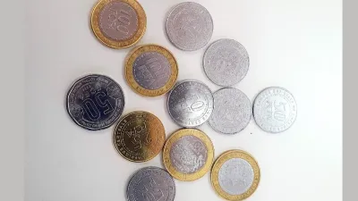 Les pièces de monnaie se font rares à Lambarené.