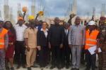 Oyem : Oligui Nguema sur les chantiers de la ville